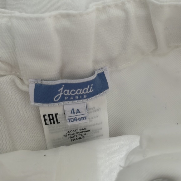 White shorts silver snaps buttons - Picture 2 of 3